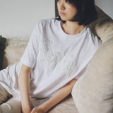 RE:SOPHIE Frill Logo Tee -organic cotton-【26T-3】