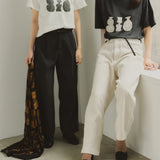 Flower Vase Graphic Tee -6.2oz premium cotton-【25T-4】