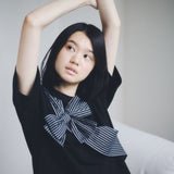 RE:SOPHIE Ribbon Tee -organic cotton-【26T-5】