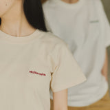 roupada sophie Embroidered Tee – 6.2oz Premium Cotton –【25T-1】