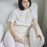 RE:SOPHIE Paisley Frill Tee -organic cotton-【26T-4】