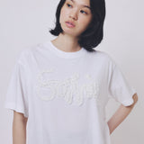 RE:SOPHIE Frill Logo Tee -organic cotton-【26T-3】
