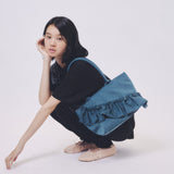 RE:SOPHIE Vintage Nylon Frill Tote (S) -vintage nylon-【26B-6】