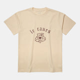 Dog Print Graphic Tee -6.2oz premium cotton【25T-5】