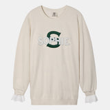 RE:SOPHIE Garment Dyed 6.4 oz Lightweight Crewneck Sweatshirt【26sw-3 】IVORY / FOREST