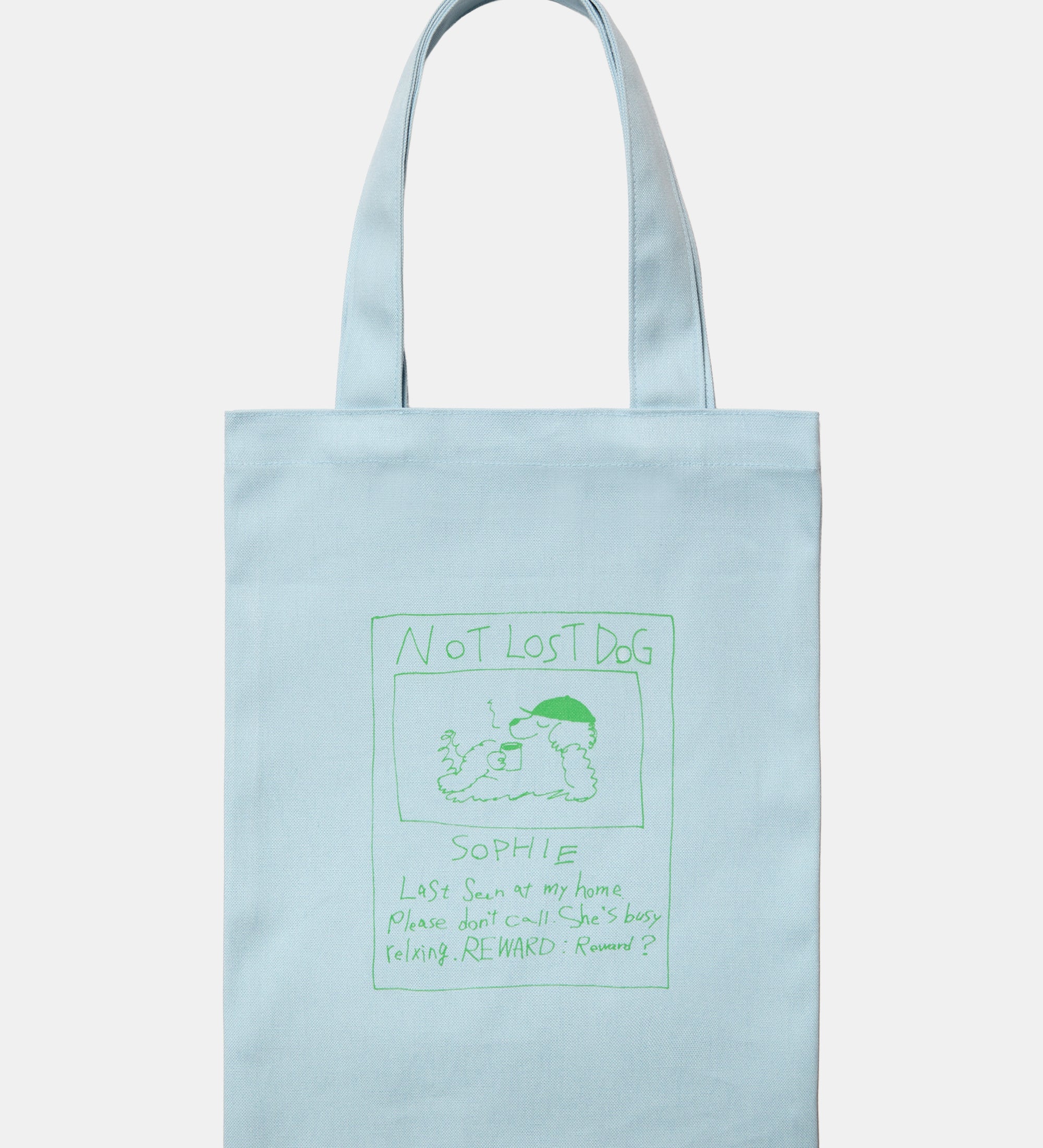 Canvas Tote – NOT LOST DOG – 7oz cotton canvas –　Ssize【25B-1】