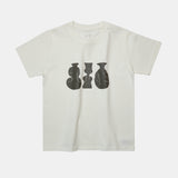 Flower Vase Graphic Tee -6.2oz premium cotton-【25T-4】