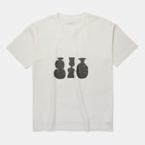 Flower Vase Graphic Tee -6.2oz premium cotton-【25T-4】