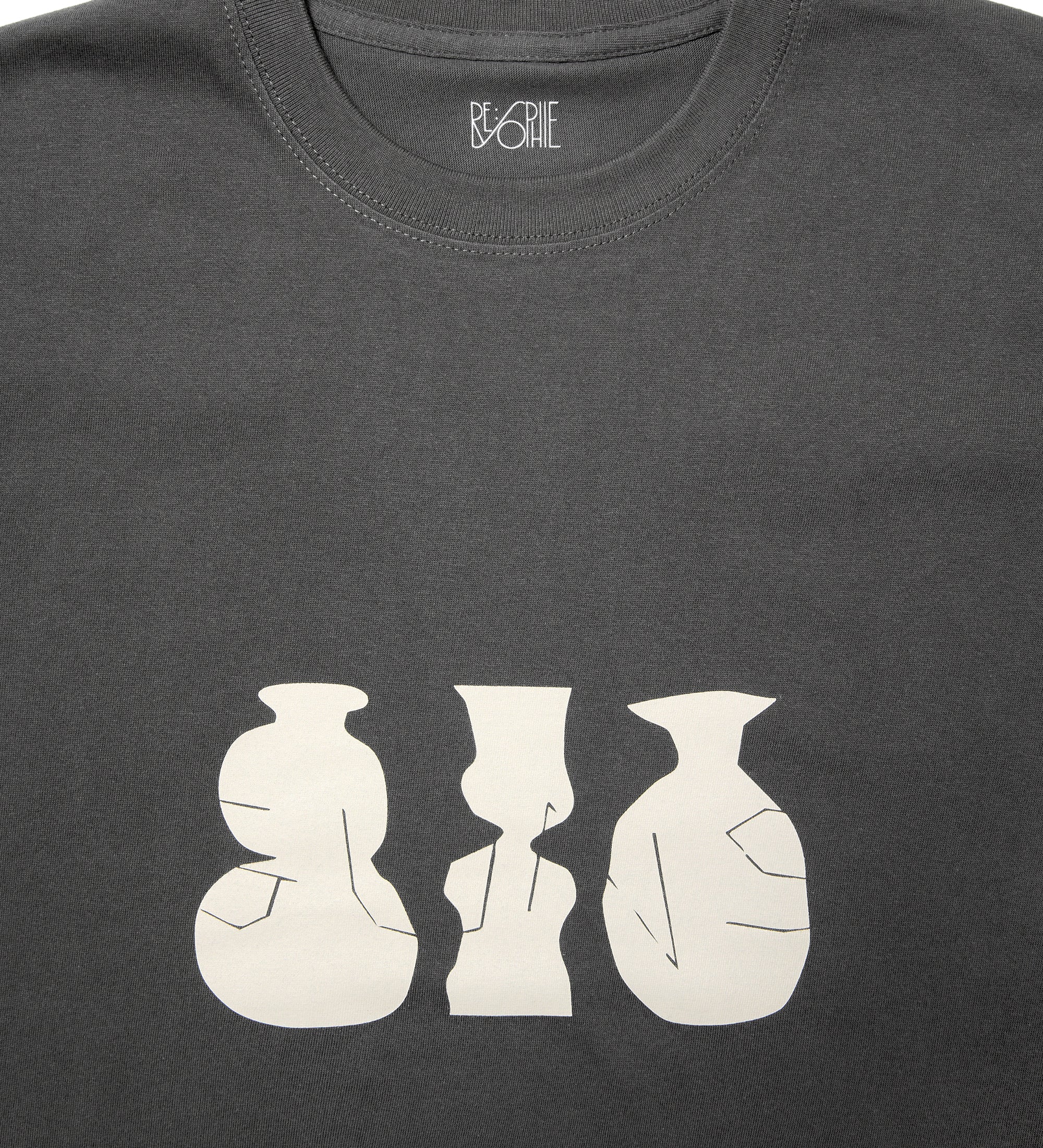 Flower Vase Graphic Tee -6.2oz premium cotton-【25T-4】