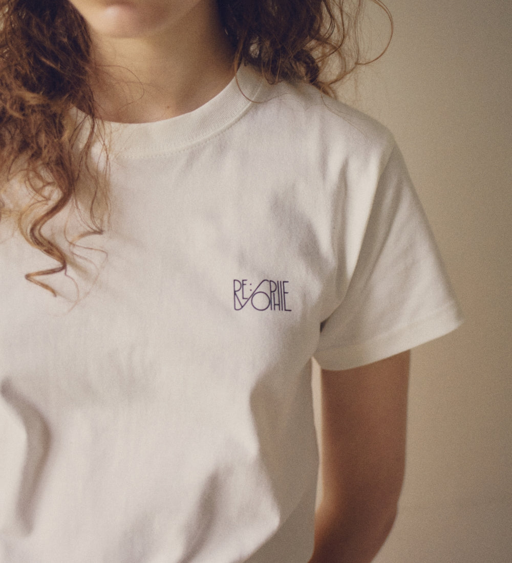 RE:SOPHIE Logo Print Tee – 6.2oz Premium Cotton –【25T-2】