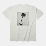Flower Photo Back Print Tee -6.2oz premium cotton-【25T-3】