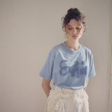 RE:SOPHIE Frill Logo Tee -organic cotton-【26T-3】