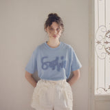 RE:SOPHIE Frill Logo Tee -organic cotton-【26T-3】