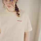 roupada sophie Embroidered Tee – 6.2oz Premium Cotton –【25T-1】