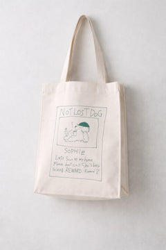 Canvas Tote – NOT LOST DOG – 8号帆布 cotton canvas –【25B-3】