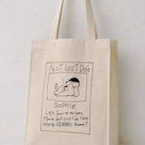 Canvas Tote – NOT LOST DOG – 8号帆布 cotton canvas –【25B-3】