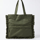 RE:SOPHIE Utility Pocket Frill Tote -MA-1 nylon-【26B-１】