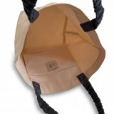 Gathered Handle Canvas Mini Tote – NOT LOST DOG–【26B-5】